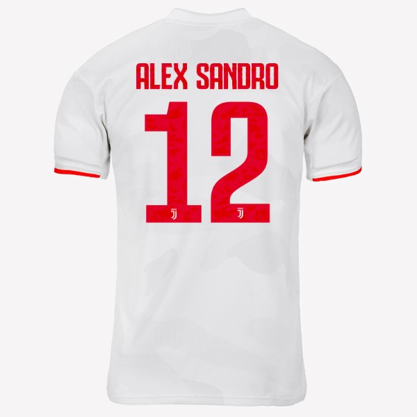 Camiseta Juventus NO.12 Alex Sangro Replica Segunda Ropa 2019/20 Gris Blanco